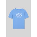Calvin Klein Erkek Çocuk Mavi Tişört 6 Yaş (116 cm)