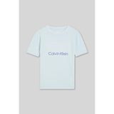 Calvin Klein Erkek Çocuk Mavi Tişört 8 Yaş (128 cm)