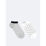 Calvin Klein Erkek Çok Renkli Calvin Klein Ck Men Sneaker 2p Al 2li Çorap Set - 39