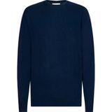 Calvin Klein Erkek Compact Cotton Bisiklet Yaka Süveter Kazak (1'li Paket), Mavi (Calvin Navy), XXL