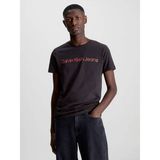 Calvin Klein Erkek Core Institutional Logo T-Shirt - Siyah - M