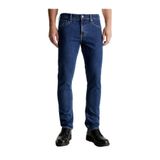 Calvin Klein Erkek Denim Kumaş Normal Bel Düz Model Lacivert Jeans K10K112374-1BJ, 32