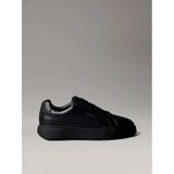 Calvin Klein Erkek Deri Rahat Taban Yuvarlak Burun Calvin Yazı Detay Siyah Sneaker Hm0hm02070-0gj-12037 Siyah