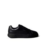 Calvin Klein Erkek Deri Rahat Taban Yuvarlak Burun Calvin Yazı Detay Siyah Sneaker HM0HM02070-0GJ, 43 EU, numeric_43