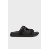 Calvin Klein Erkek DOUBLE STRAP W/ BUCKLE LOGO Sandalet