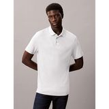 Calvin Klein Erkek Düğme Kapama Polo Yaka Kısa Kol Pamuklu Beyaz Polo Yaka T-Shirt LV04LB276G-YAF - 2XL