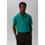 Calvin Klein Erkek Düğme Kapama Polo Yaka Kısa Kol Pamuklu Yeşil Polo Yaka T-Shirt LV04LB276G-L4G - 2XL
