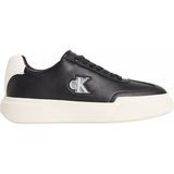 Calvin Klein Erkek Düşük Bilekli Ck Logo Detaylı Deri Siyah Sneaker HM0HM02137-0GM