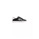 Calvin Klein Erkek Düşük Bilekli CK Logo Detaylı Rahat Tabanlı Siyah Sneaker