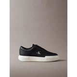 Calvin Klein Erkek Düşük Bilekli Ck Logo Imzalı Deri Siyah2 Sneaker HM0HM02326-BEH