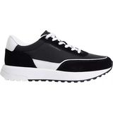 Calvin Klein Erkek Düşük Bilekli Süet Detaylı Rahat ve Yüksek Tabanlı Siyah Sneaker HM0HM02144-0GM