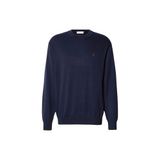 Calvin Klein Erkek EU LS COTTON RELAXED CREWNK SWEA Kazak Dark Sapphire XL
