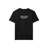Calvin Klein Erkek Futura Grafik Detaylı T-shirt, Siyah, XS