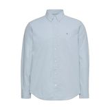 Calvin Klein Erkek Gömlek Solid Oxford Classic Shirt Gündelik Gömlek, Gri (Niagara Sisi), L