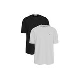 Calvin Klein Erkek Gri - Siyah 2'li T-Shirt - Çok Renkli