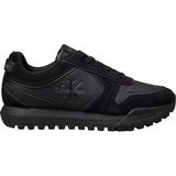 Calvin Klein Erkek Hakiki Deri Süet Detaylı Logolu Siyah Sneaker YM0YM01461-0GJ