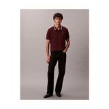 Calvin Klein Erkek Kahverengi Polo T-Shirt - Kırmızı