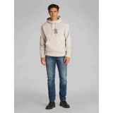 Calvin Klein Erkek Kapşonlu Gri Sweatshirt