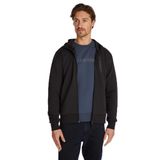 Calvin Klein Erkek Kapüşonlu Fermuarlı Sweatshirt, Siyah, M Beden