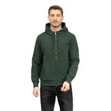 Calvin Klein Erkek Kapüşonlu Fermuarlı Sweatshirt, Yeşil, S Beden