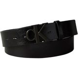 Calvin Klein Erkek kemeri, Siyah (Siyah/Mat Siyah), 115