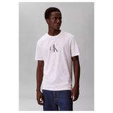 Calvin Klein Erkek Kısa Kol Bisiklet Yaka Ck Yazı Detay Reqular Fit Beyaz T-Shirt LV04RF853G-YAF