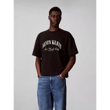 Calvin Klein Erkek Kısa Kol Bisiklet Yaka Regular Fit Siyah T-Shirt LV04RF229G-UB1 - 2XL