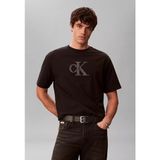 Calvin Klein Erkek Kısa Kol Ck Yazı Detay Bisiklet Yaka Siyah T-Shirt LV04RF819G-UB1 - M