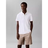 Calvin Klein Erkek Kısa Kol Pamuklu Regular Fit Beyaz Polo Yaka T-Shirt LV04LF208G-YAF - 2XL