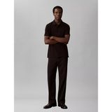 Calvin Klein Erkek Kısa Kol Pamuklu Regular Fit Siyah Polo Yaka T-Shirt LV04LF208G-UB1 - 2XL