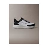Calvin Klein Erkek Light Eva Runner Essential Laceup Sneaker - Beyaz - Siyah