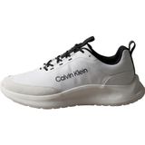 Calvin Klein Erkek Light Eva Runner Essential Laceup Sneaker,Beyaz - Siyah 44 8721385054533