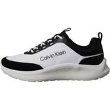 Calvin Klein Erkek Light Eva Runner Essential Laceup Sneaker,Beyaz - Siyah 44 8721385055530