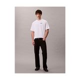 Calvin Klein Erkek Logo Back Print T-Shirt - Beyaz