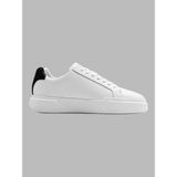 Calvin Klein Erkek Logo Kabartmalı Düşük Bilekli %100 Deri Siyah Sneaker YM0YM01344-06X
