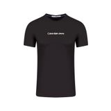 Calvin Klein Erkek Logolu Siyah T-shirt