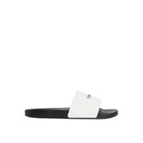 Calvin Klein Erkek Logolu Terlik, 41, HM0HM02107, Siyah-Beyaz