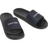 Calvin Klein Erkek Logolu Terlik, 44, HM0HM02107, Lacivert