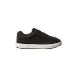 Calvin Klein Erkek Low Prof Cupsole Deri Sneaker,Koyu Kahverengi 42