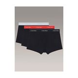 Calvin Klein Erkek Low Rise Trunk Boxer 3'lü Paket Siyah Desenli XL Beden