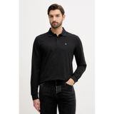 Calvin Klein Erkek Ls Casual Pıque Polo Sweatshirt Lv04Re201Gub1