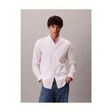 Calvin Klein Erkek Ls Oxford Classic Çizgili Gömlek - Beyaz - XL