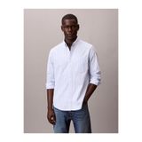Calvin Klein Erkek LS Oxford Classic Çizgili Gömlek