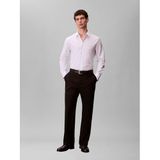 Calvin Klein Erkek LS Solid Stretch Classic Gömlek Brilliant White L