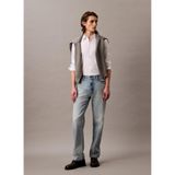 Calvin Klein Erkek LS Solid Stretch Slim Gömlek Brilliant White XXL