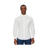 Calvin Klein Erkek L/S tişört, Beyaz (Parlak Beyaz), XXL