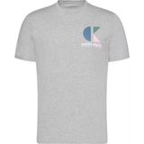 Calvın Kleın Erkek Marka Logolu Organik Pamuklu Günlük Kullanıma Uygun Gri T-Shirt LV04RC843G P79 - XL