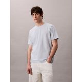Calvın Kleın Erkek Marka Logolu Organik Pamuklu Günlük Kullanıma Uygun Mavi T-Shirt LV04RC275G Cıq - XL