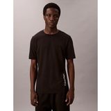 Calvın Kleın Erkek Marka Logolu Organik Pamuklu Günlük Kullanıma Uygun Siyah T-Shirt LVGMF5K106 Ub1