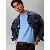 Calvin Klein Erkek Mavi Calvin Klein Ss Easy Monogram Tee, C32, S Mavi Erkek T-Shirt - XL